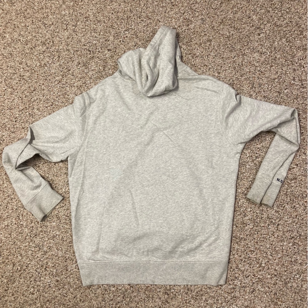 Polo Ralph Lauren Polo Bear Hoodie sweater Embroidered rl13 2013 vintage Large - Picture 4 of 5